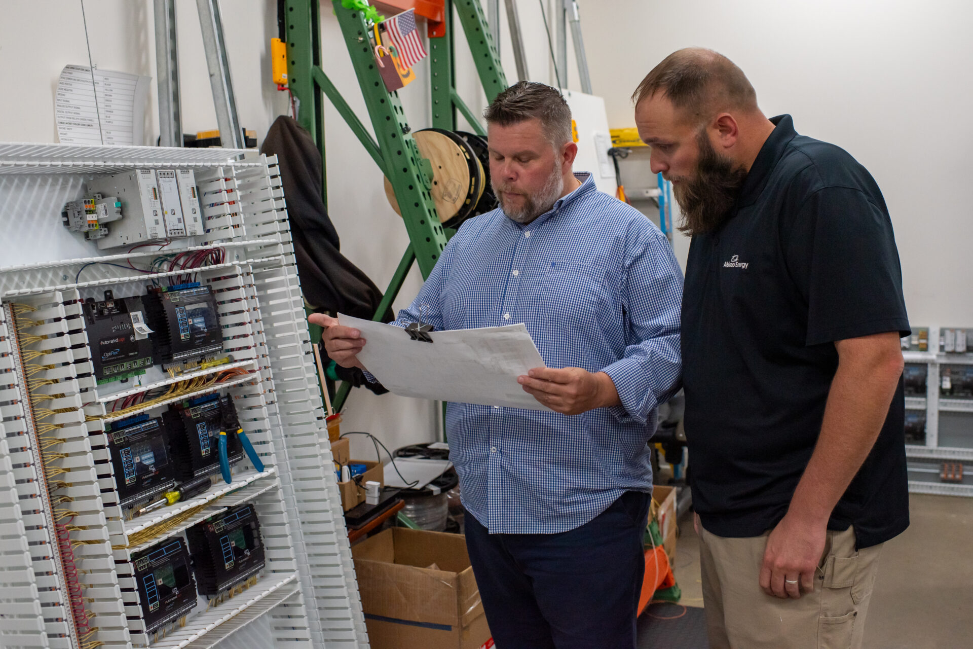 Albireo Energy Mid-Atl DC-59 Computer screen showing analytics