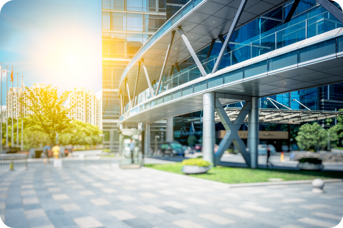 case_study_background_image Albireo Energy worker pointing at tablet screen.
